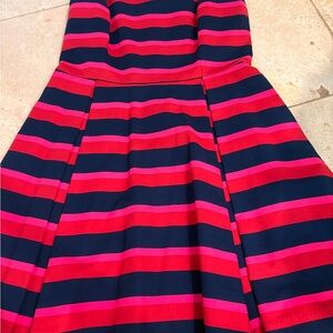Elizabeth McKay Navy and Pink Dress